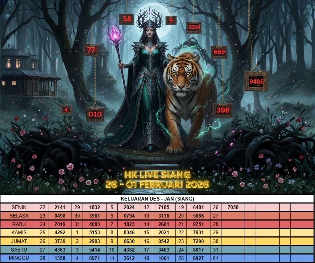 HK LIVE SIANG 26 - 01 FEBRUARI 2026